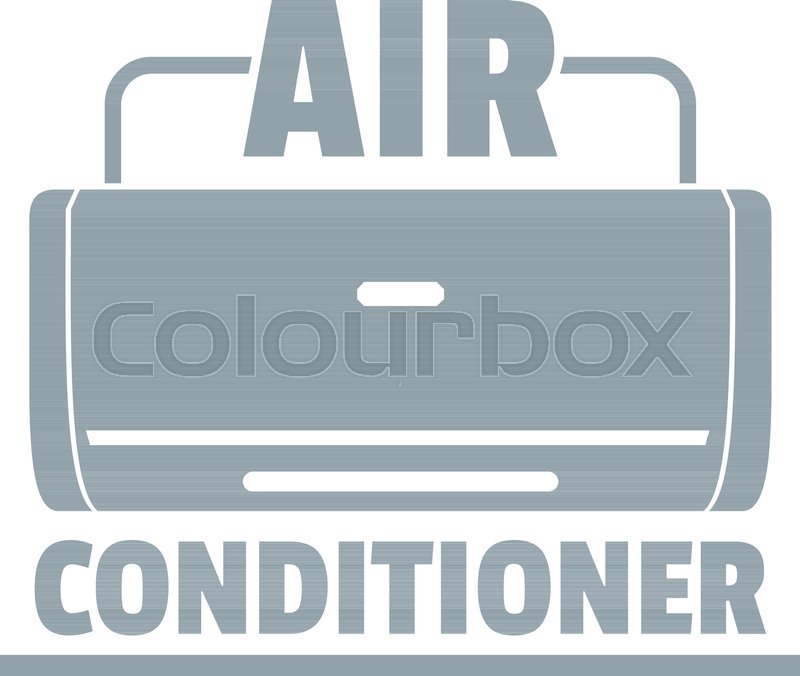 800x676 Air Conditioner Logo Simple Stock Vector Colourbox