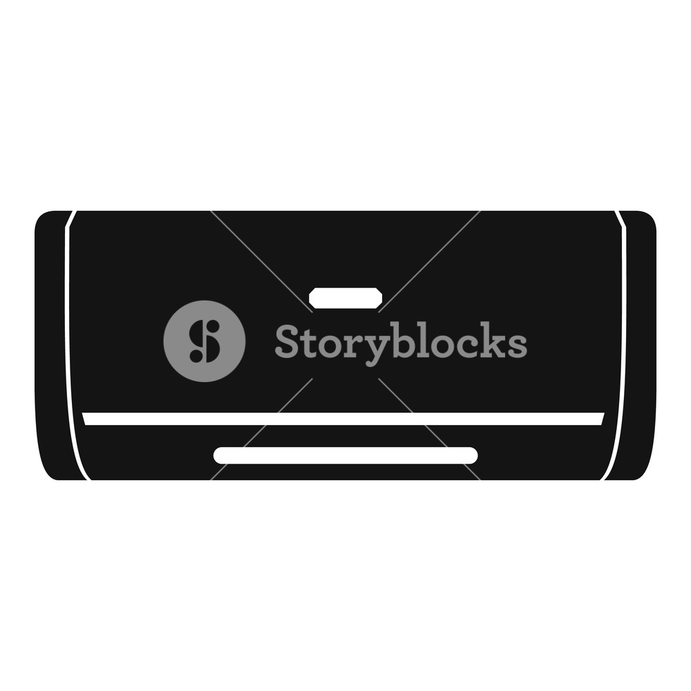 1000x1000 Internal Unit Air Conditioner Icon Simple Illustration