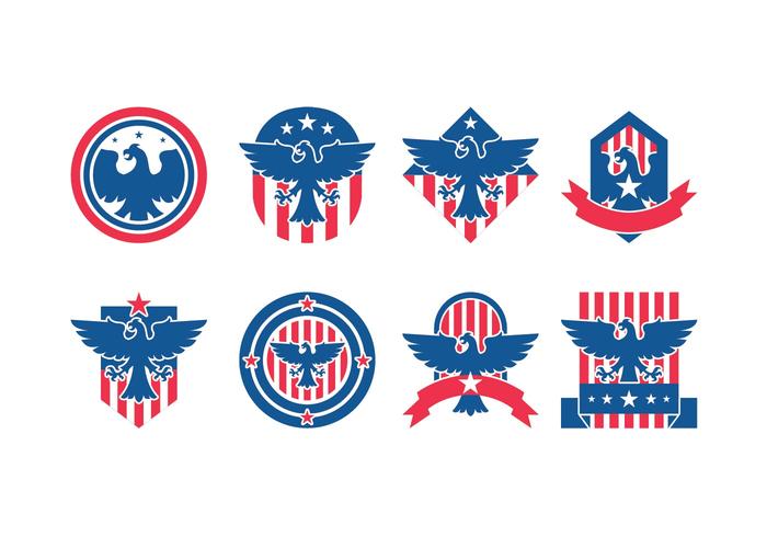 Eagle Seal Badge Vector Pack 700x490 Eagle Seal Badge Vector Pack