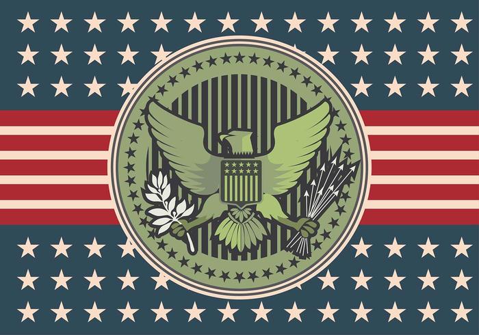 Eagle Seal Illustration Logo Vector 700x490 Eagle Seal Illustration Logo Vector