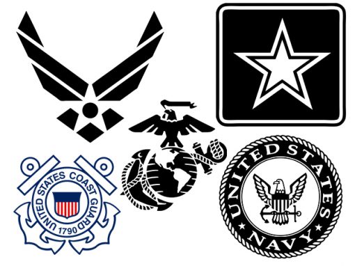 510x382 Military Logos Vector