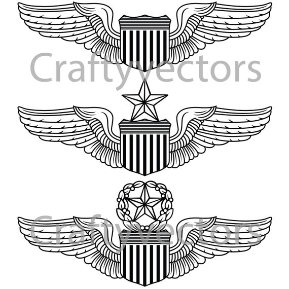 Air Force Wings Vector at Vectorified.com | Collection of Air Force ...