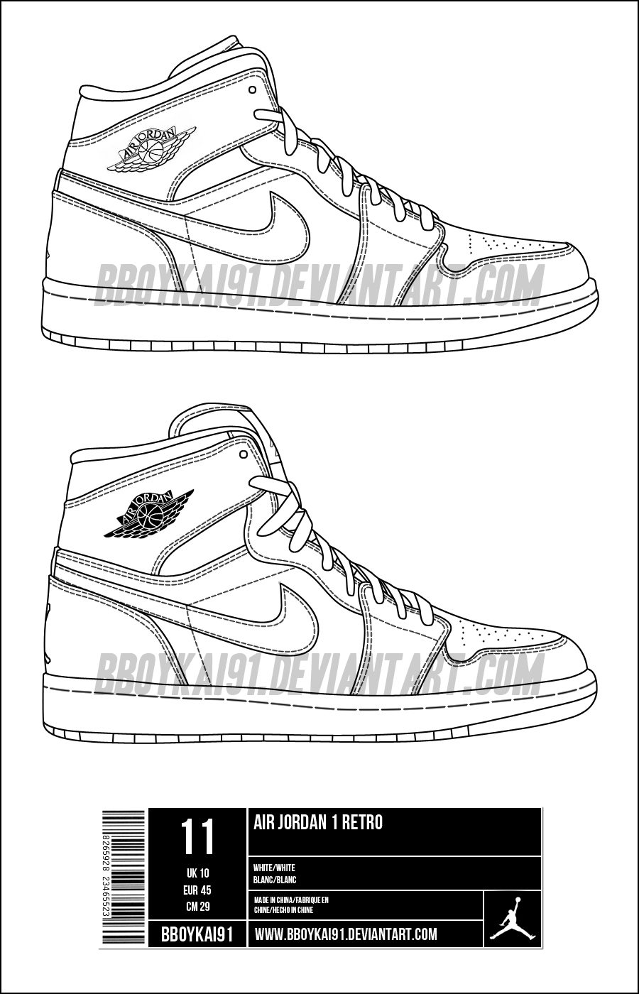900x1400 Closeout Air Jordan Drawing Vector