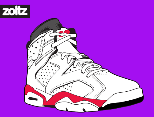 500x379 Crazyzoltydesigns Air Jordan Shoe Vector!