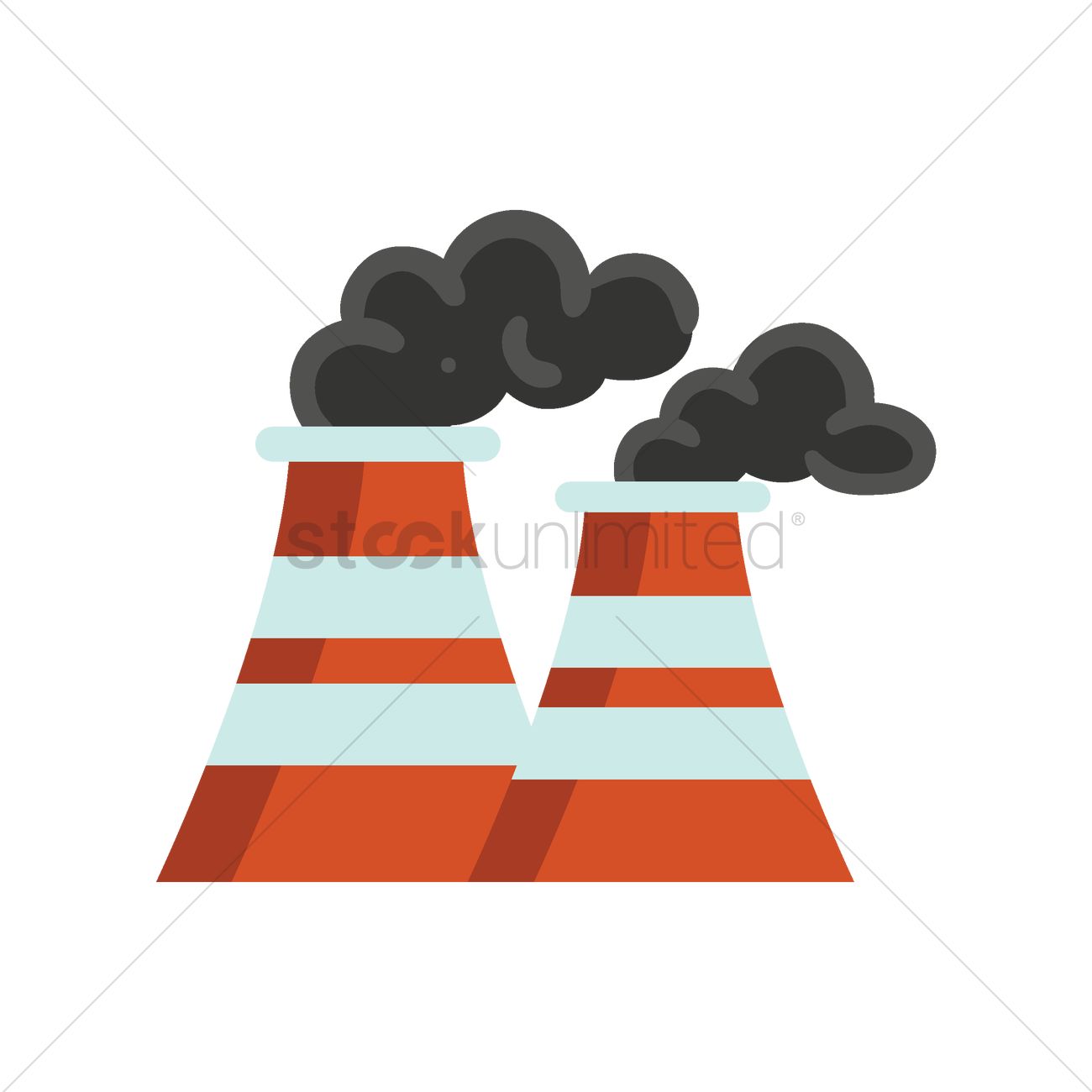 1300x1300 Air Pollution Vector Image