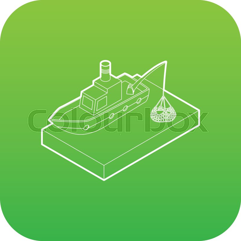 800x800 Icon Green Vector Isolated On White Stock Vector Colourbox