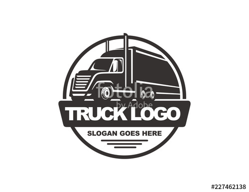 500x385 Truck Logo Template Stock Image And Royalty Free Vector