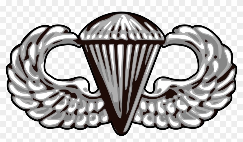 Us Army Airborne Basic Parachutist Badge Vector 840x492 Us Army Airborne Basic Parachutist Badge Vector