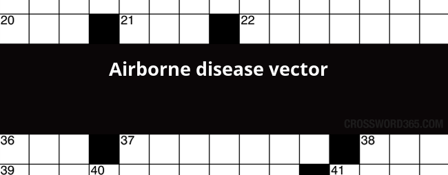 650x254 Airborne Disease Vector Crossword Clue