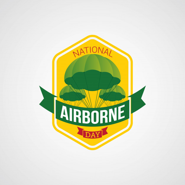 626x626 National Airborne Day Vector Premium Download