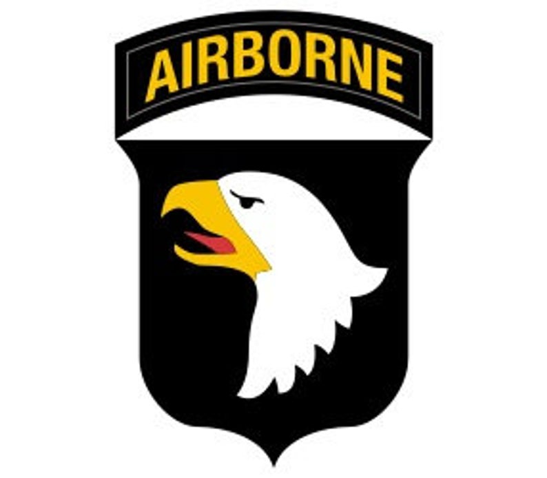 794x694 Us Army Airborne Division Patch Vector Dxf Etsy