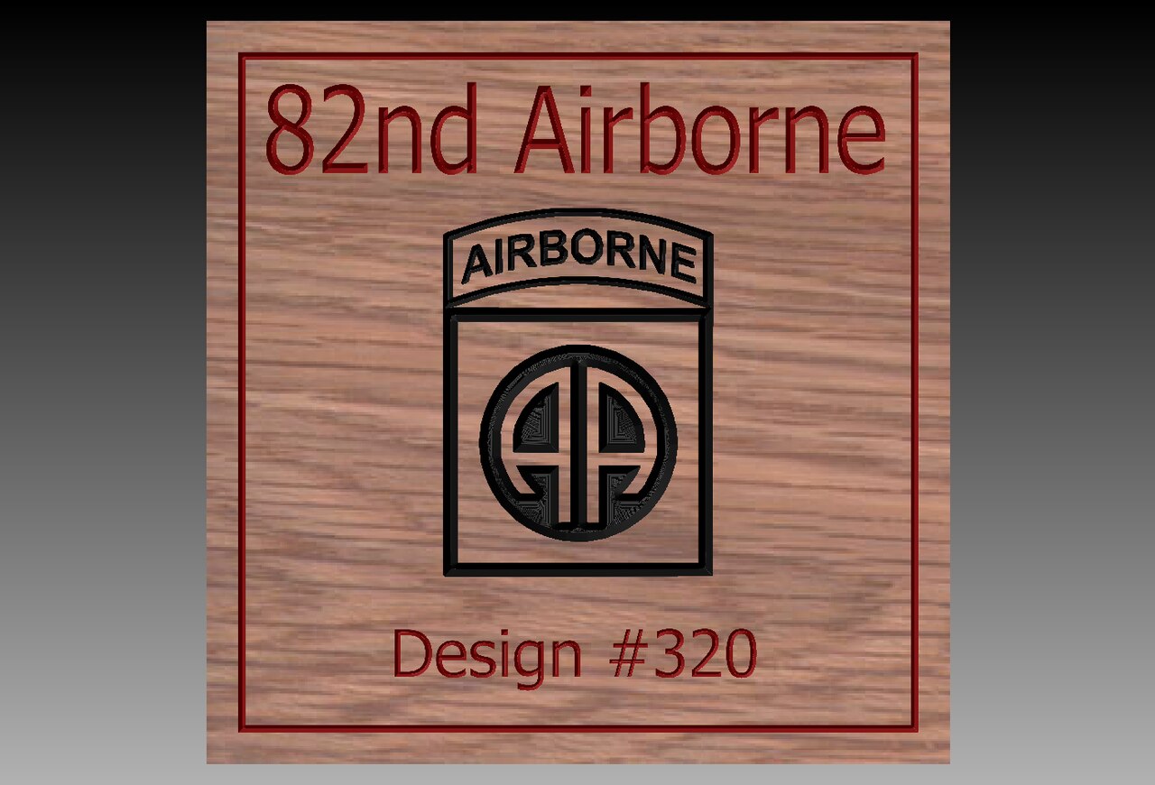 1280x870 Airborne Division Insignia Vector Art For Carving Design