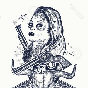 300x300 Skull In Respirator With Spray Gun Soidergi