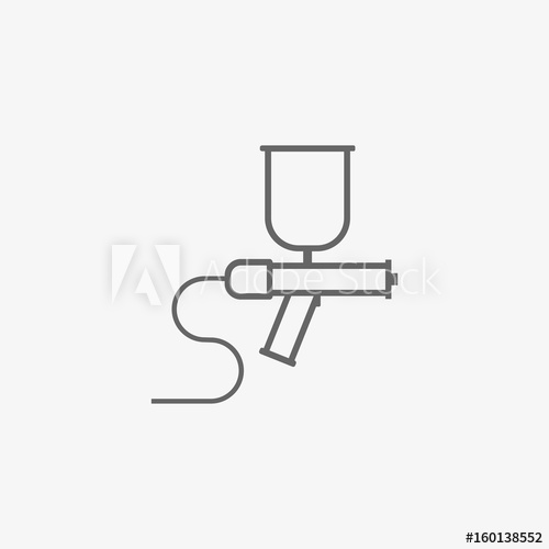 500x500 Spray Gun Icon Paint Car Airbrush