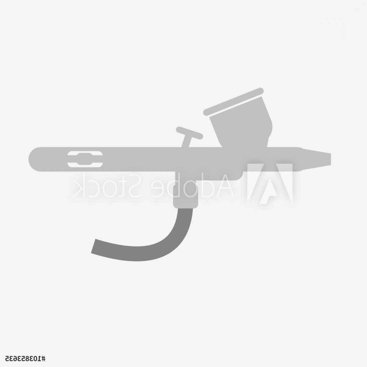 1200x1200 Vector Automotive Spray Gun Createmepink