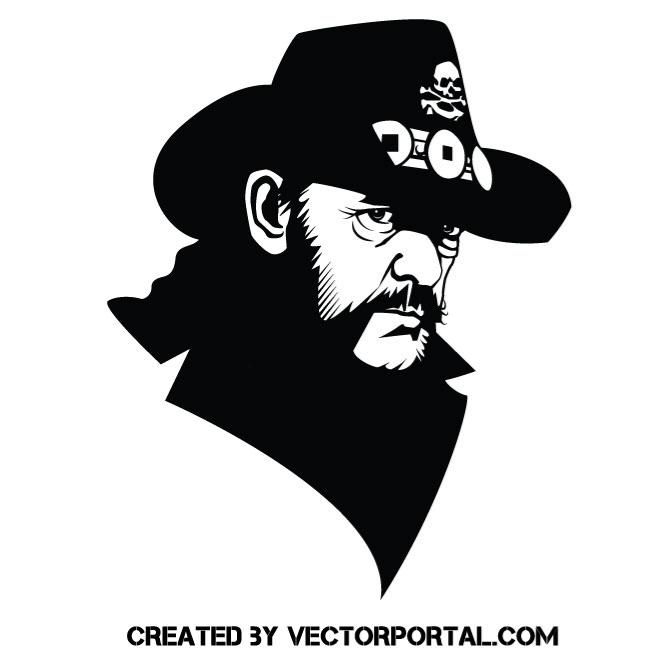 660x660 Musician Lemmy Kilmister Vector Illustration Celebrity Vector