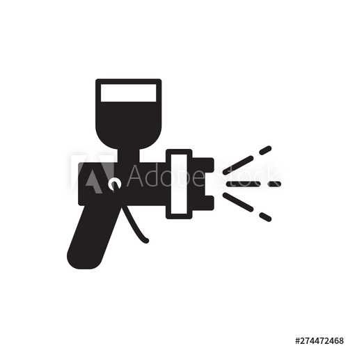 500x500 Airbrush Vector Icon