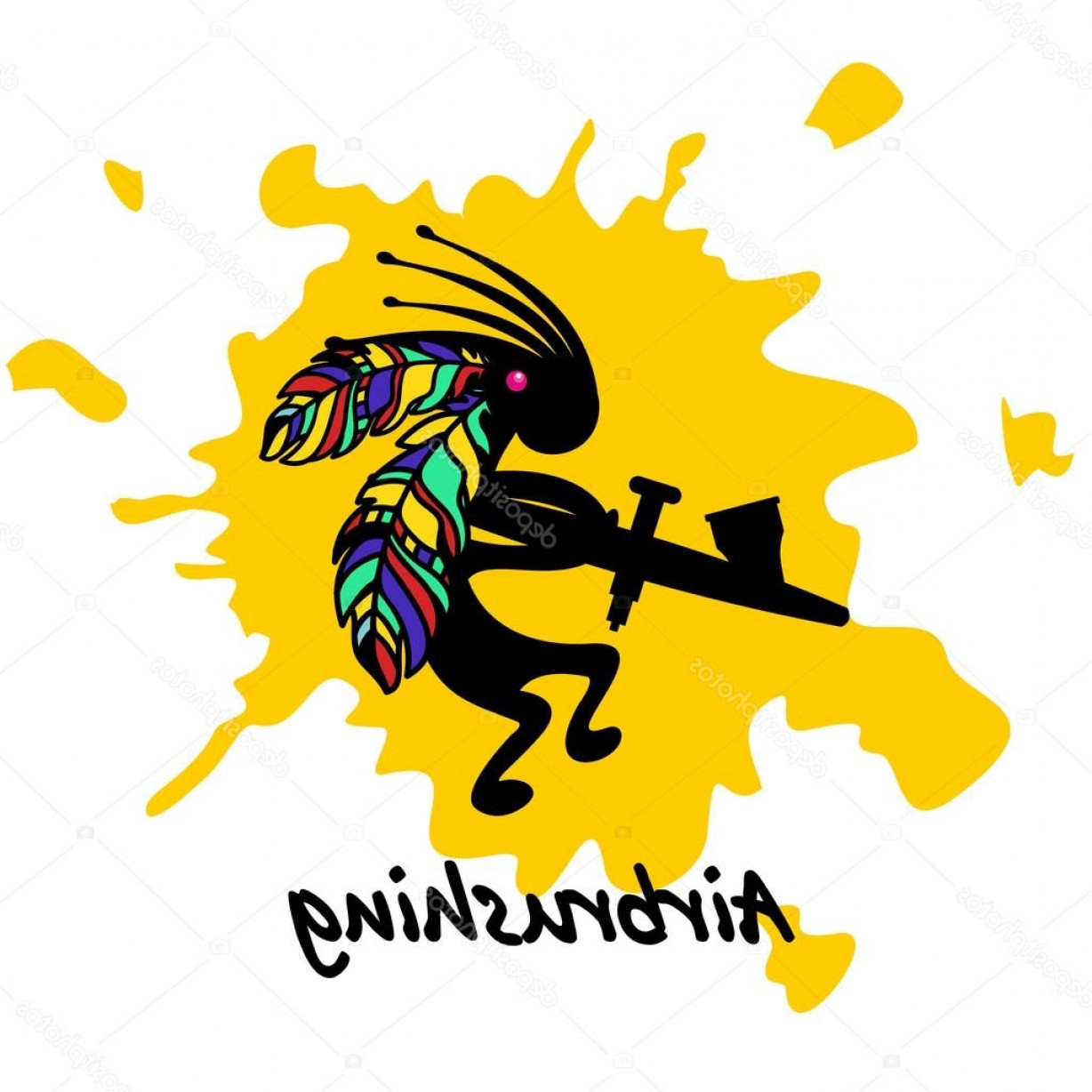 1228x1228 Airbrush Vector Design Catchsplace