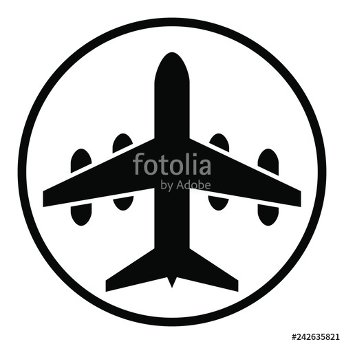 Plane Icon, Aircraft Vector Icon Stock Image And Royalty Free 500x500 Plane Icon, Aircraft Vector Icon Stock Image And Royalty Free