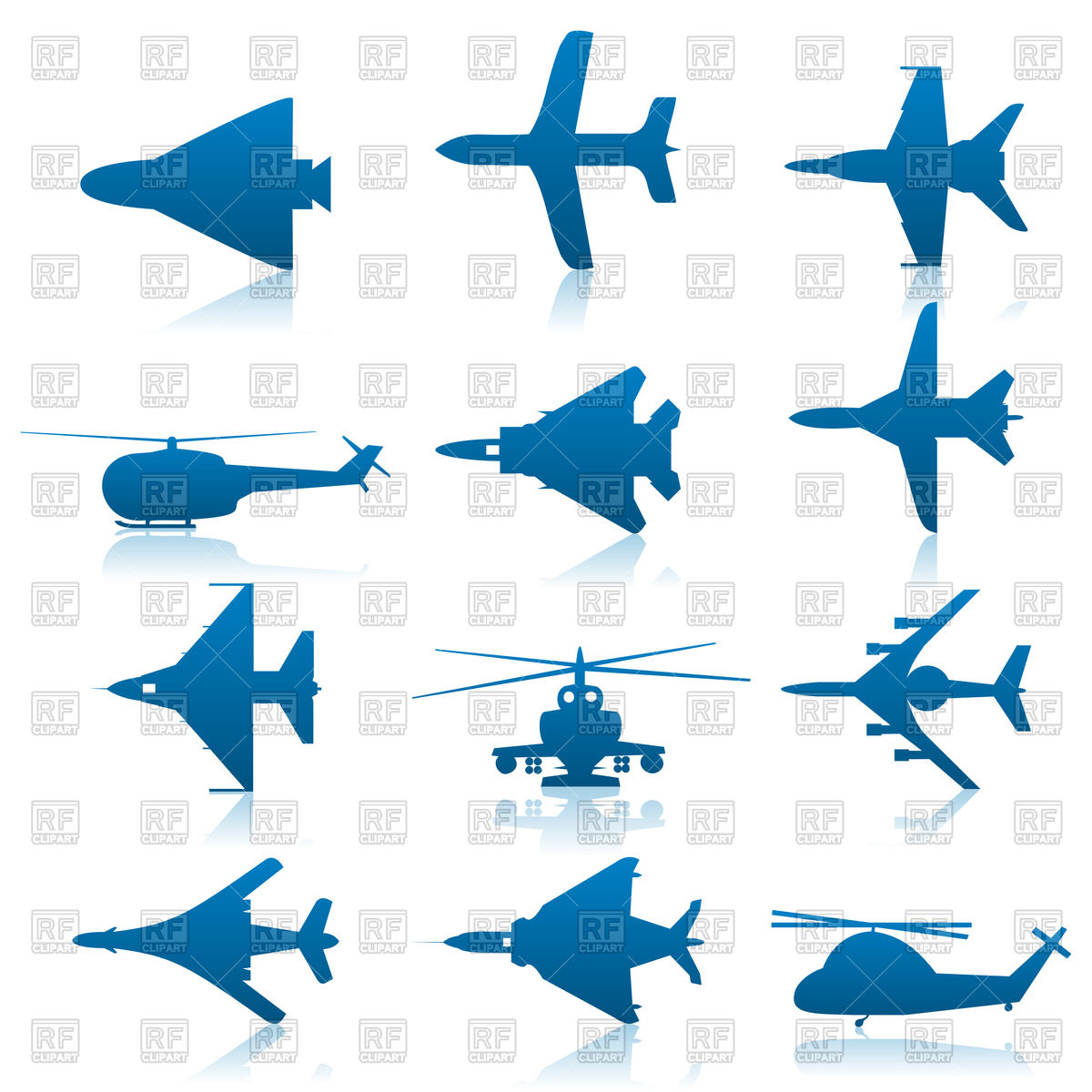 Set Of Aircraft Icons Vector Image Of Signs, Symbols, Maps 1200x1200 Set Of Aircraft Icons Vector Image Of Signs, Symbols, Maps