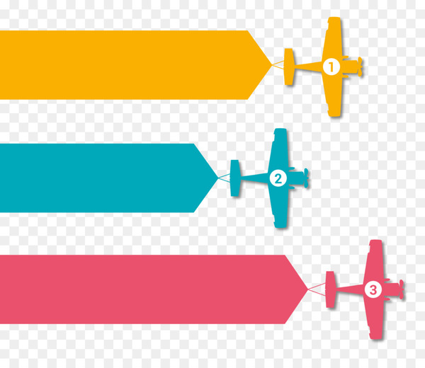 Airplane Banner Vector