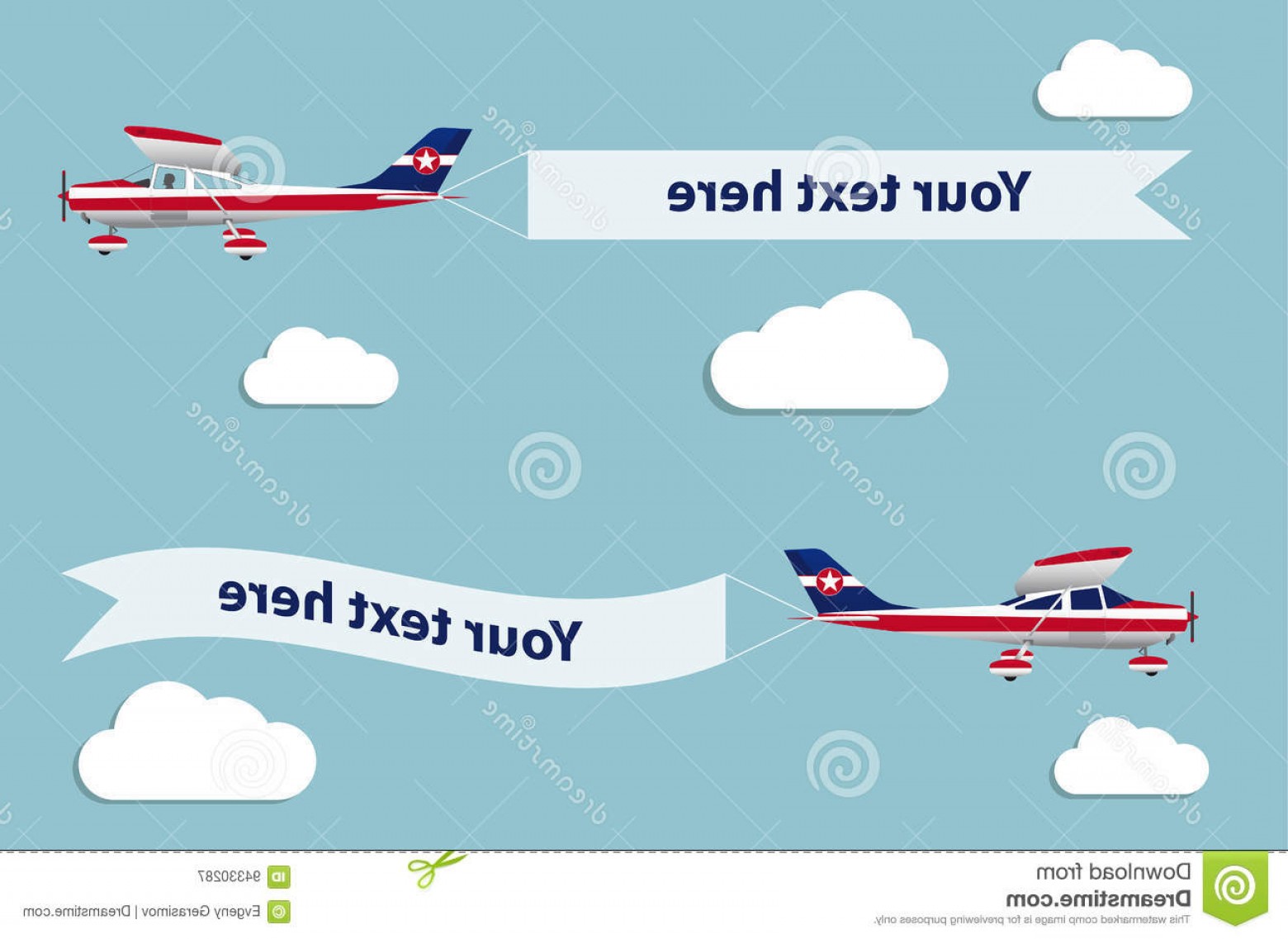 1560x1137 Airplane Banner Vector Hoodamathrun