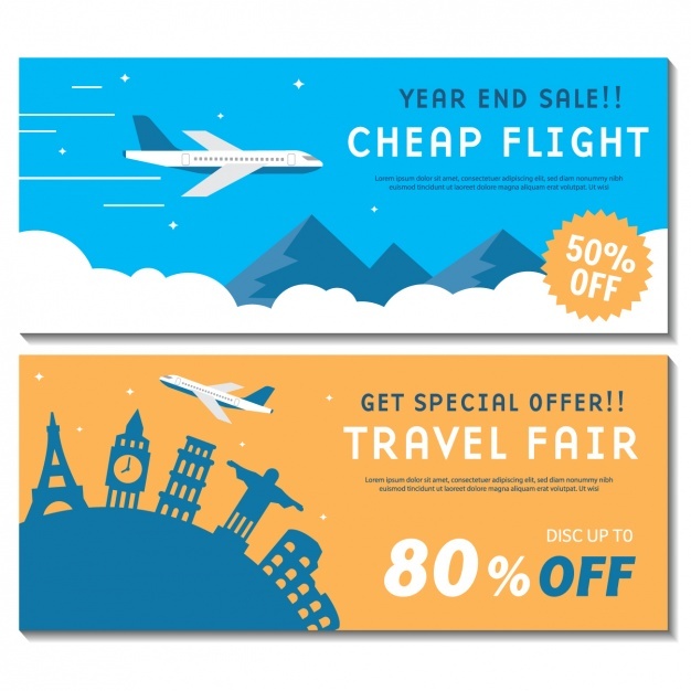 626x626 Airplane Banner Vectors, Photos And Free Download