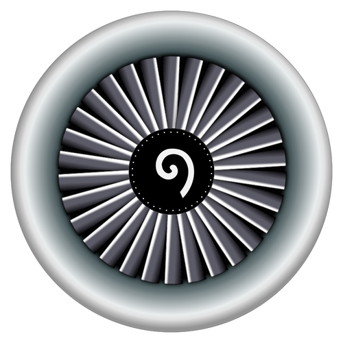 500x500 Jet Engine Vector
