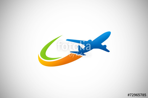 Travel Airplane Business Logo Vector Stock Image And Royalty Free 500x334 Travel Airplane Business Logo Vector Stock Image And Royalty Free