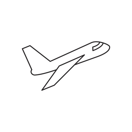 Airplane Outline Vector at Vectorified.com | Collection of Airplane ...