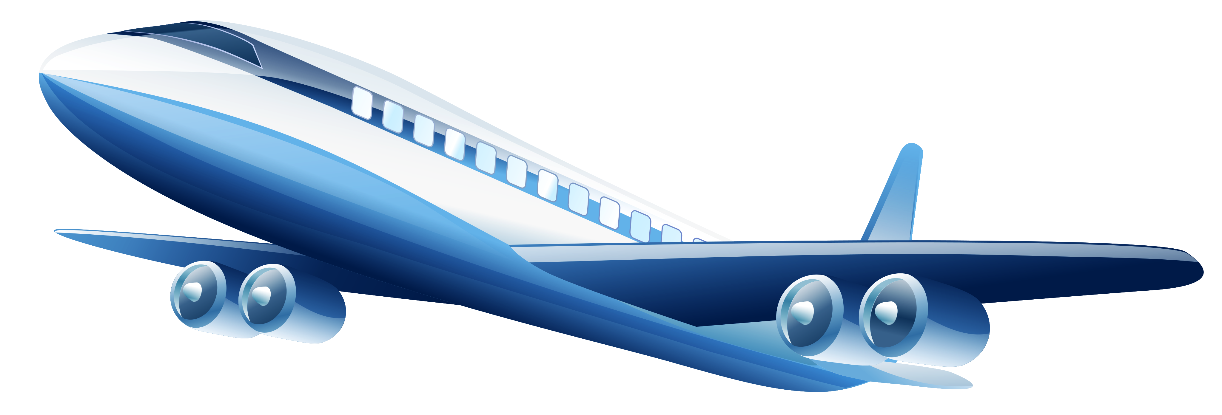 Free Airplane Transparent Png Vector, Clipart 4095x1392 Free Airplane Transparent Png Vector, Clipart