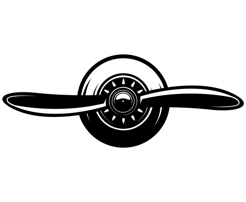 Airplane Propeller Propeller Propeller Vector Etsy. 