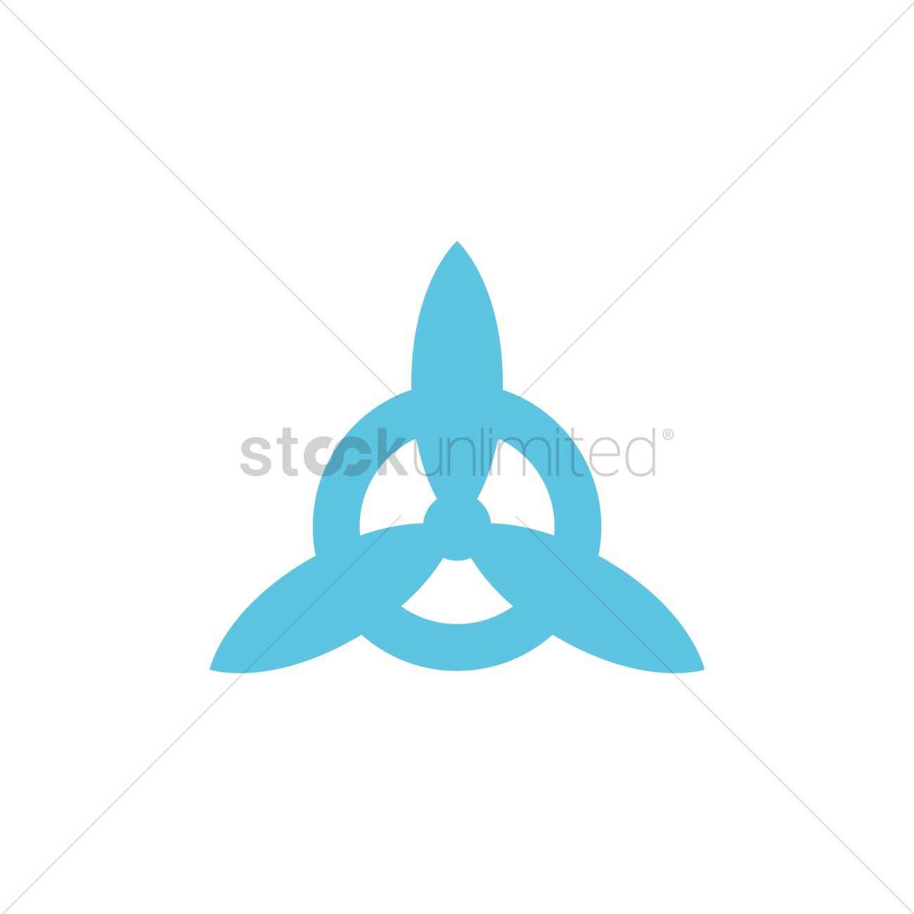 1300x1300 Airplane Propeller Vector Image