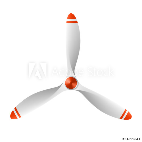 500x500 Airplane Propeller With Blades