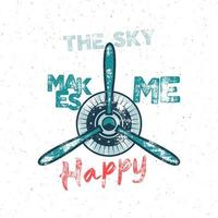 200x200 Airplane Propeller Free Vector Art