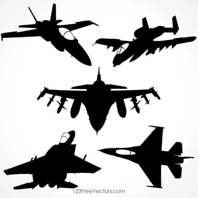 Military Airplanes Vector Pack Wall Art Airplane Silhouette 660x660 Military Airplanes Vector Pack Wall Art Airplane Silhouette