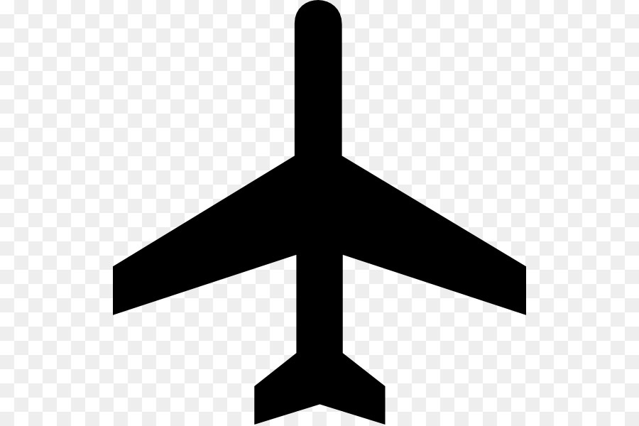 900x600 Airplane Vector Clipart