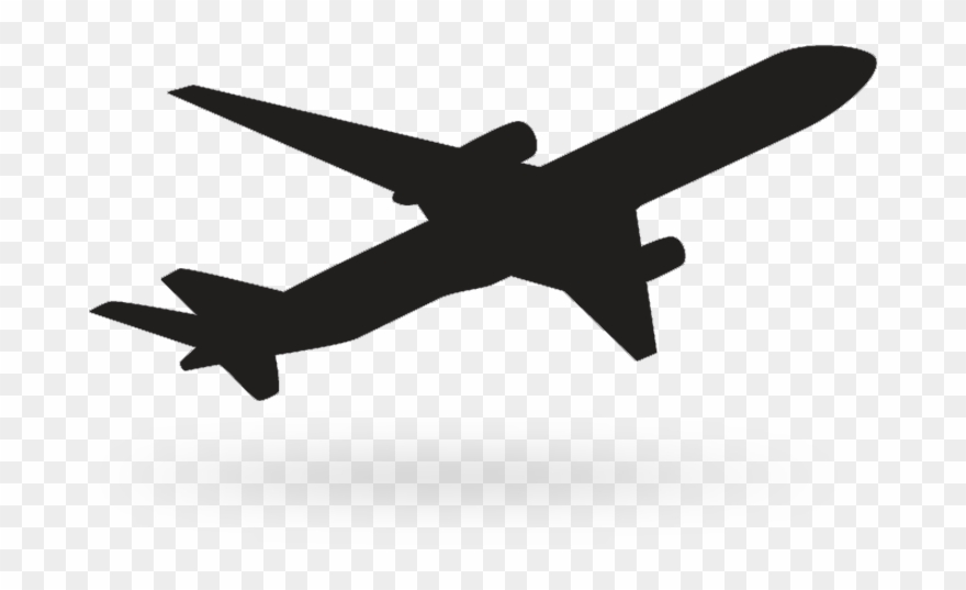 880x537 Black Background Airplane Icon Vector Free Vector
