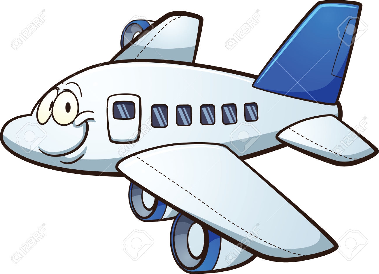 Airplane Clipart Vector Illustration For Free Download And Use 1300x940 Airplane Clipart Vector Illustration For Free Download And Use