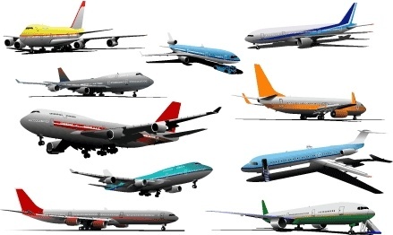 Airplane Free Vector Download 439x262 Airplane Free Vector Download