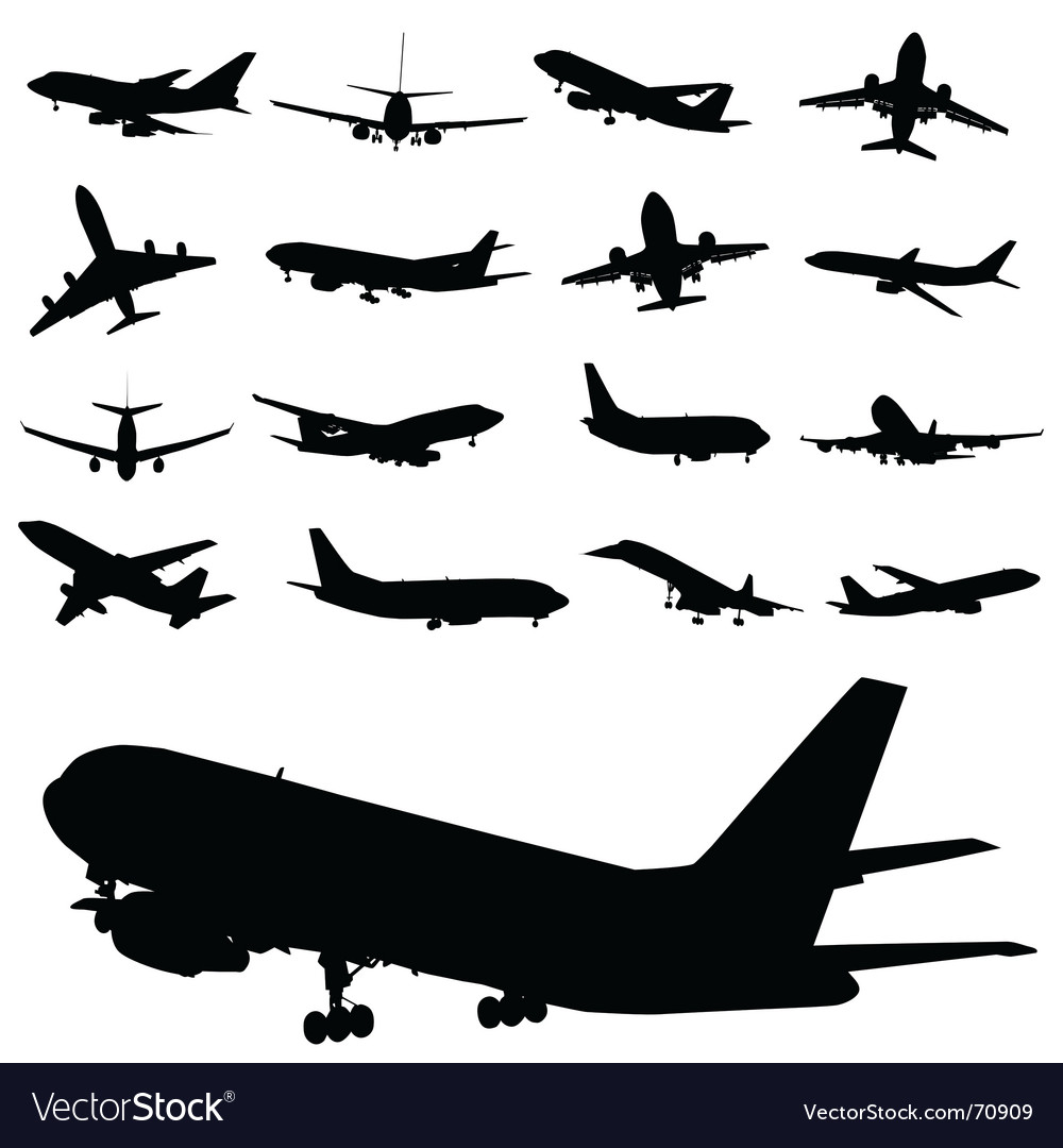 Airplane Vector 1000x1080 Airplane Vector