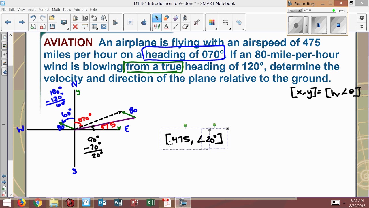 1280x720 Example Use Vectors To Solve Navigation Problems