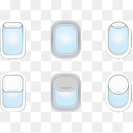 260x261 Vector Illustration Plane Window, Plane