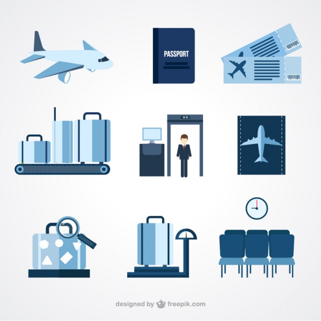 Airport Icons Vector Free Download 626x626 Airport Icons Vector Free Download