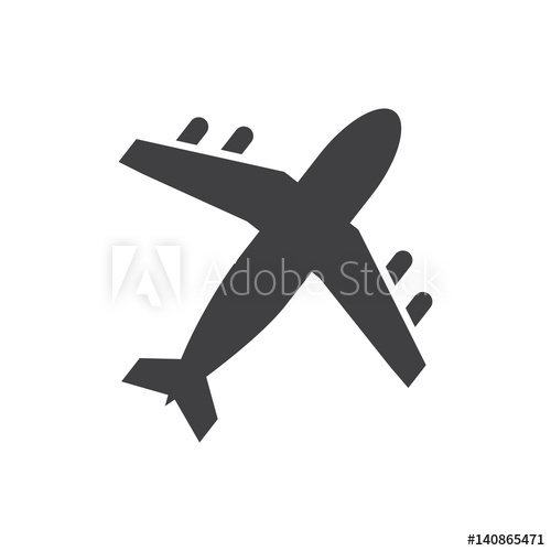 Airport Icon Vector Design 500x500 Airport Icon Vector Design