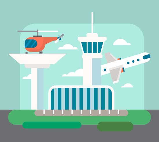 Airport Illustration 549x490 Airport Illustration