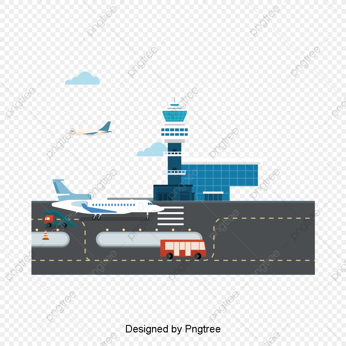 1200x1200 Airport Vector, Hand, White Plane, Lighthouse Png Transparent