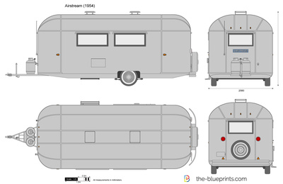 400x260 Airstream Vector Drawing