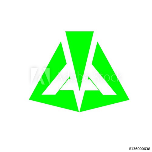 Initial Letter Ak Logo Vector Green Color 500x500 Initial Letter Ak Logo Vector Green Color