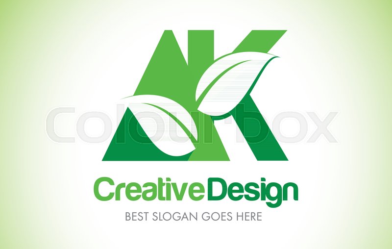 Ak Green Leaf Letter Design Logo Eco Stock Vector Colourbox 800x508 Ak Green Leaf Letter Design Logo Eco Stock Vector Colourbox